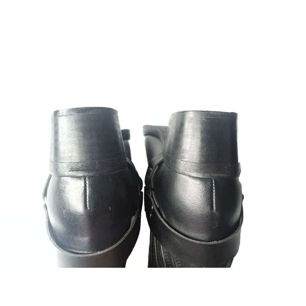 Good Guys DUKE Vegan Leather Cowboy Boots Mens Size 13 US /46 EU Black